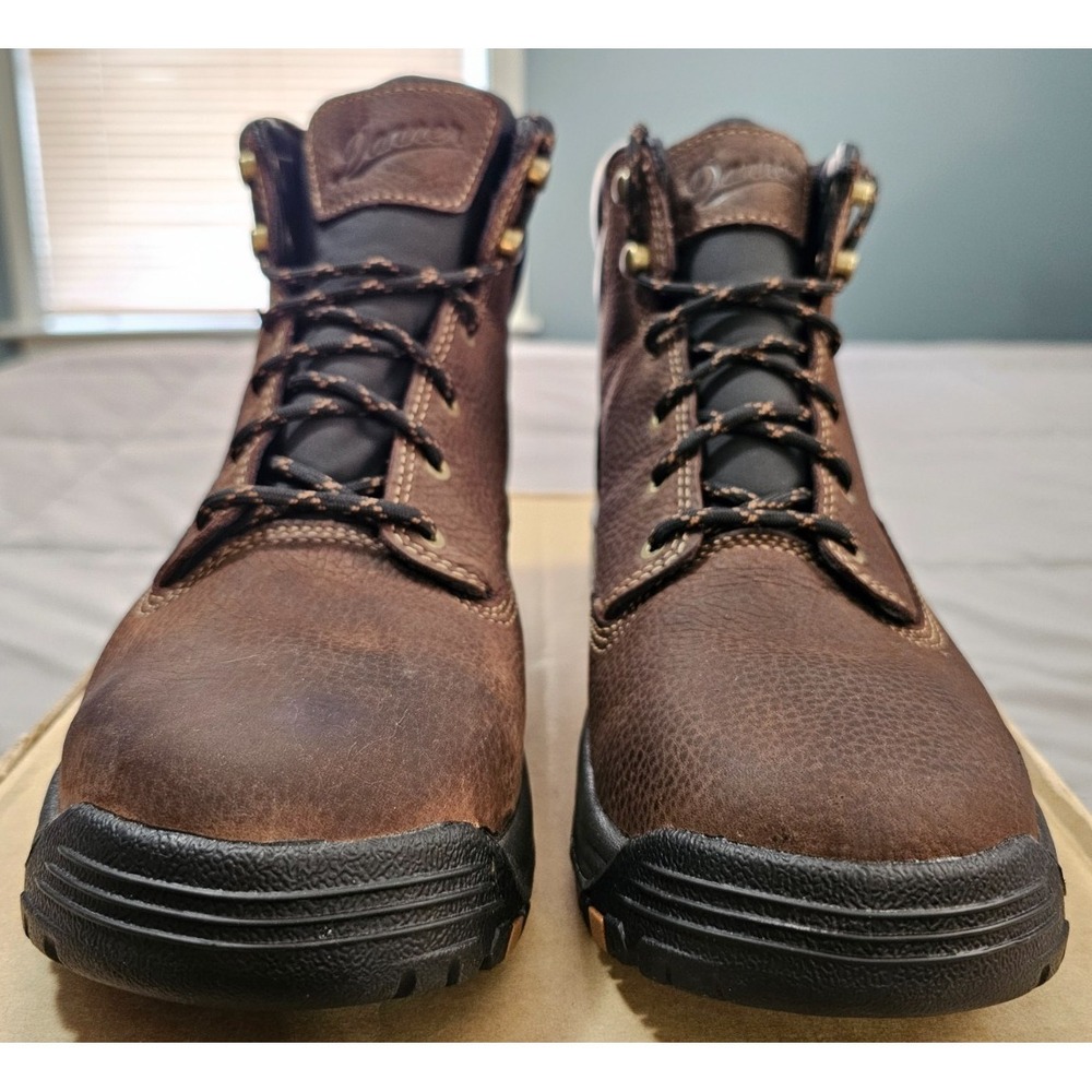 Danner® (Men's 8.5 D) Caliper™ Waterproof Work Boots in Brown - $190 - Picture 3 of 12
